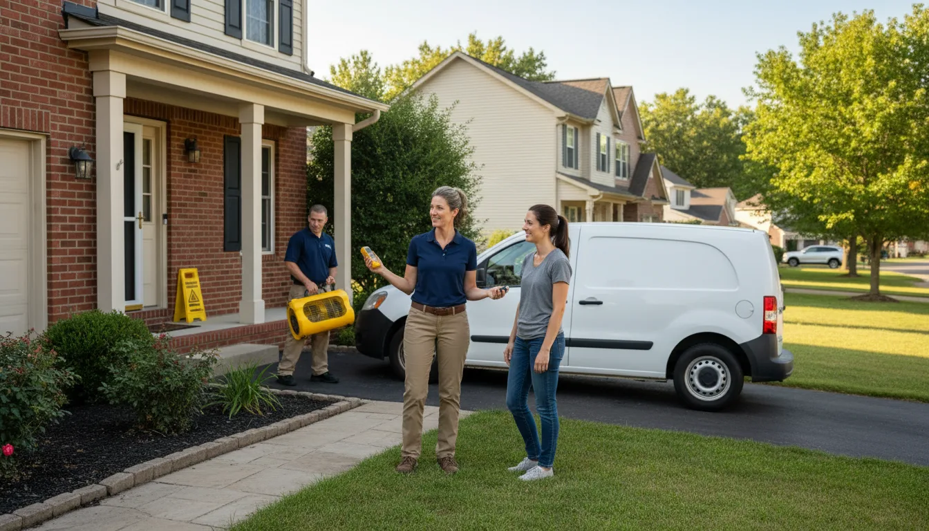 Water restoration image for Flood Water Cleanup, Removal And Restoration Services in Bradley, ME